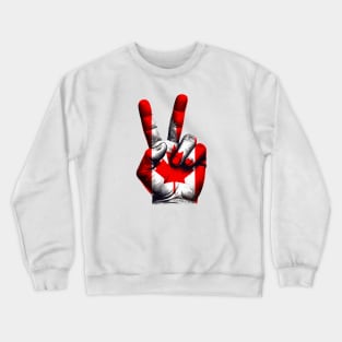 Canadian Flag Crewneck Sweatshirt